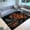 Dragon on Moutain, variant on Chinese Japanese Red Dragon Area Rug Rectangle Area Rug, Indoor Floor Carpet for Bedroom & Lounge, Machine Washable, Easy Care, Cozy Aesthetic Home Décor, Soft Plush Touch
