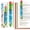 Bookworm, variant on Thinking Gifts Flat Writable Pen & Page Marker Bookmark - Black & Gold