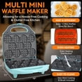 thumbnail image 3 of Baker's Friend, Bite-size Mini Waffle Maker for K, 3 of 6