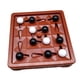 thumbnail image 4 of Juego lógico de ajedrez, juego de mesa con pista de ajedrez, juguete educativo interactivo, juego de estrategia para viajes vocacionales de 4 a 6 años color madera, 4 of 8