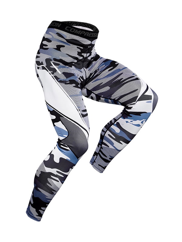 KGPopular Men's Stretchy Compression Yoga Pants Baselayer Cool Dry