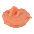 thumbnail image 1 of Tapa de vaso con soporte para teléfono móvil Strade Fareast Limited silicona naranja, 1 of 8
