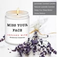 thumbnail image 3 of Vela aromática Homsolver Miss Your Face Lavender Gift, 3 of 6
