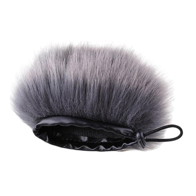 Micrófono Wantshield Windshield Cover Herramienta de micrófono de video Portable Muffón de viento de piel Artificial Muffone Muff para H1N
