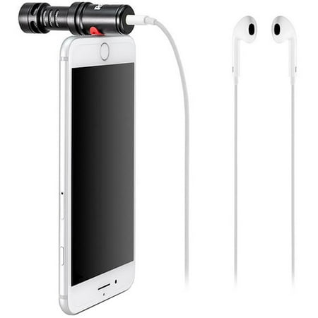 Black Mini Microphone Recorder - Rode Microphones VideoMic Me-L Directional Microphone for iOS Devices