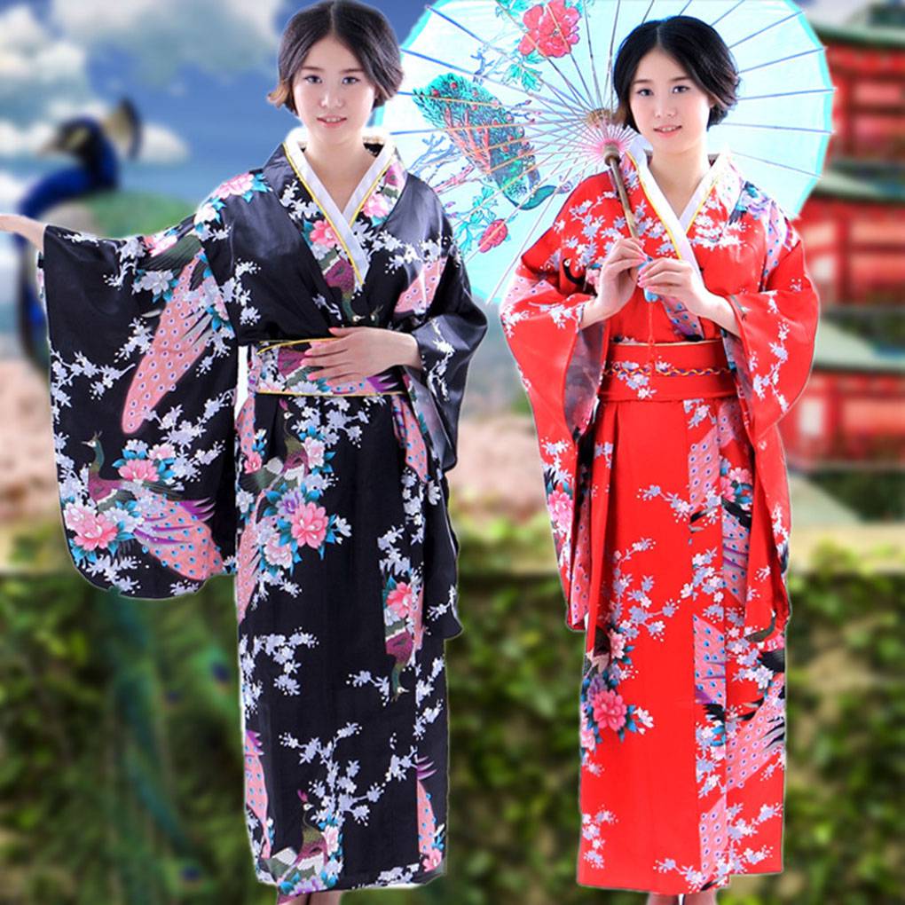 robe long kimono dress japanese robe 