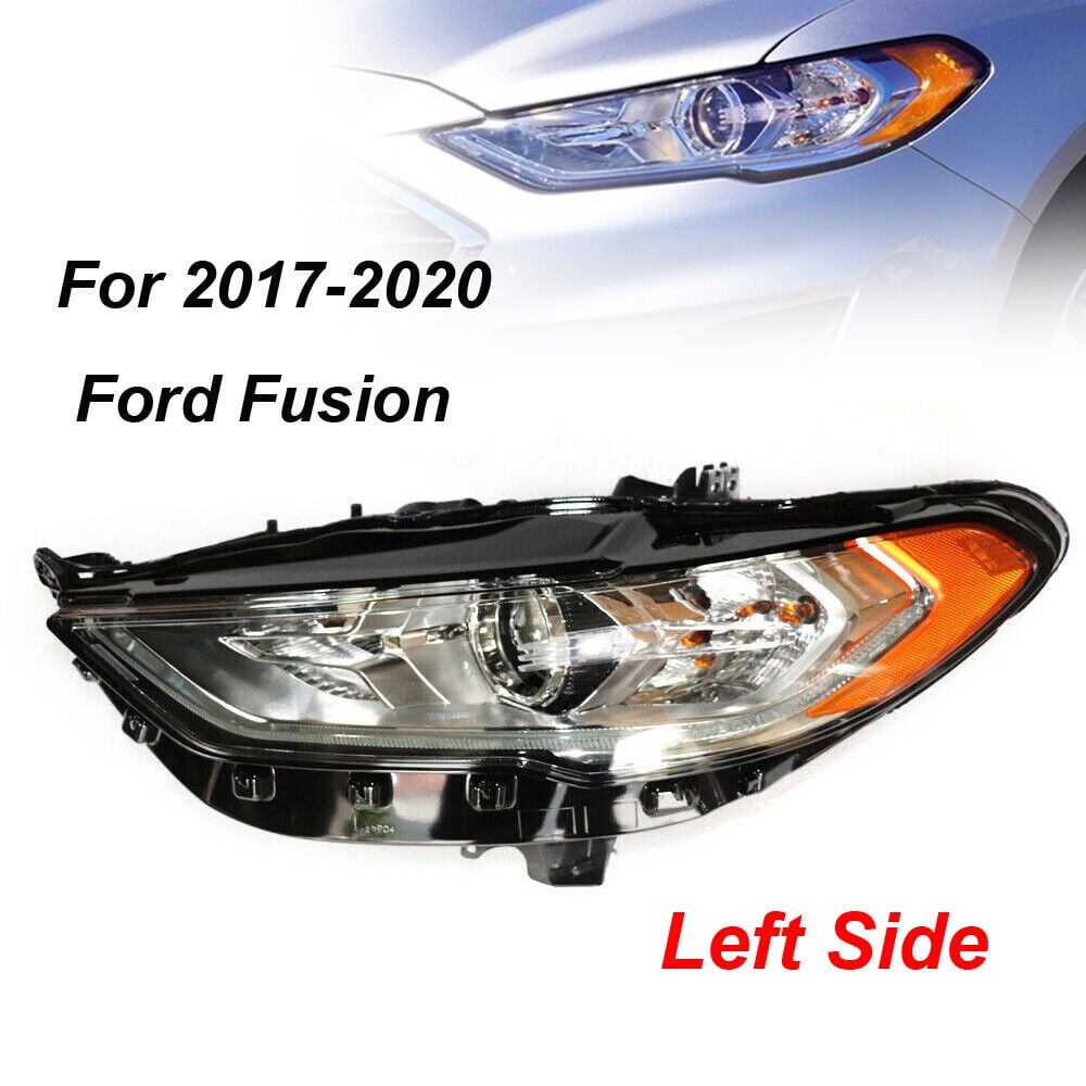 Aiqidi Left Driver Side Halogen Headlight for 2017-2020 Ford Fusion