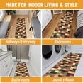 thumbnail image 4 of Ottomanson Non-Slip Indoor Entryway Rug 1'10.5" x 3' – Low Pile Stain Resistant Door Mat, Checkered Multicolor, 4 of 10