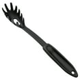 thumbnail image 1 of Pasta Server Spaghetti Fork Spoon Nylon Utensil Kitchen Tools Ideal For Serving Variety Of Foods (Black) round Table Place Mats, 1 of 7