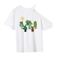 thumbnail image 4 of Camiseta para mujer con cuello redondo, camisetas transpirables de verano para acampar, regalo para mujer SG, 4 of 7