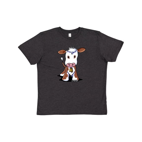 Inktastic Little Brown Cow Youth T-Shirt