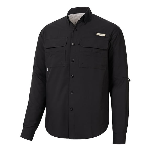 BASSDASH Men's Performance Fishing Shirt Button Down Long Sleeve UPF 50 Quick Dry FS21M