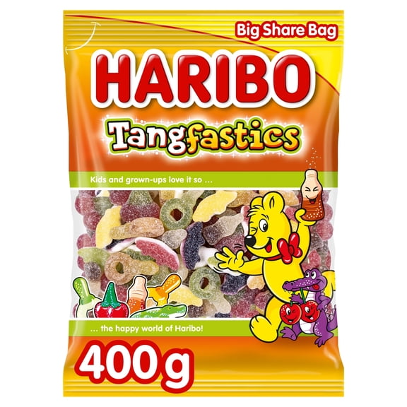 HARIBO Tangfastic 400g bags, Imported from Britain