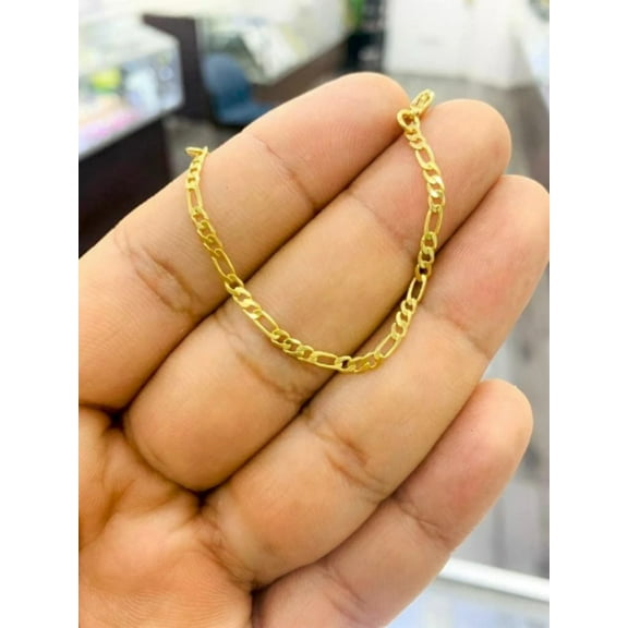 Baby Bracelet Girls Boys Jewelry Newborn Figaro 14K Gold Filled Pulsera 4"