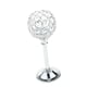 thumbnail image 3 of Candelabro de cristal para velas de té, centros de mesa para bodas plata M, 3 of 8
