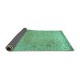 thumbnail image 2 of Ahgly Company Indoor Round Persian Turquoise Blue Traditional Area Rugs, 7' Round, 2 of 4