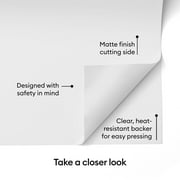 Cricut Value Iron-On Heat Transfer Vinyl Roll, 12 in x 5 ft - White