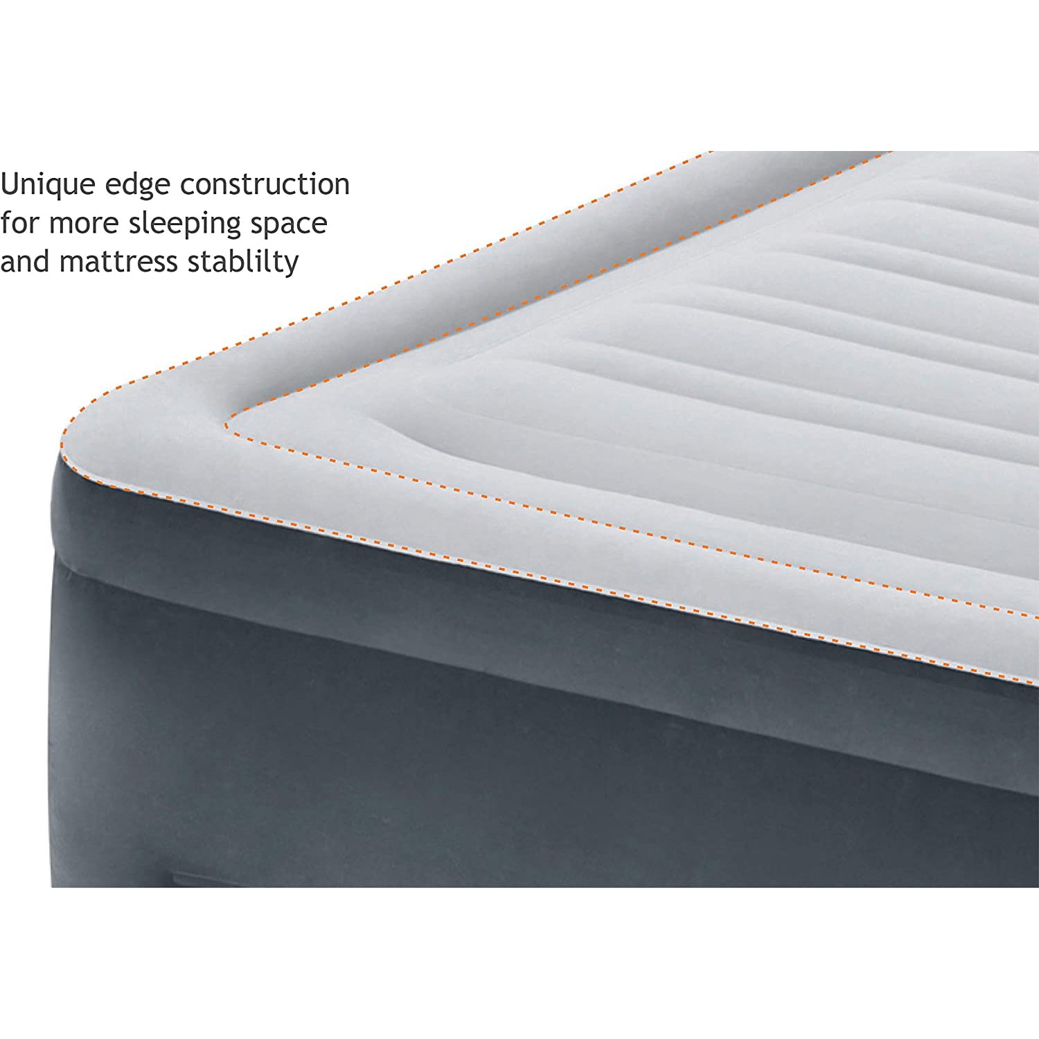 Intex 22" Queen Dura-Beam Deluxe Comfort Plush Airbed w/ Fiber Tech Technology