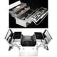 thumbnail image 3 of Caja de herramientas multifunción Bandeja de 3 compartimentos Espacio grande Almacenamiento de herramientas de mano de doble capa Caja de herramientas Pta Sunnimix Caja de herramientas portátil, 3 of 8