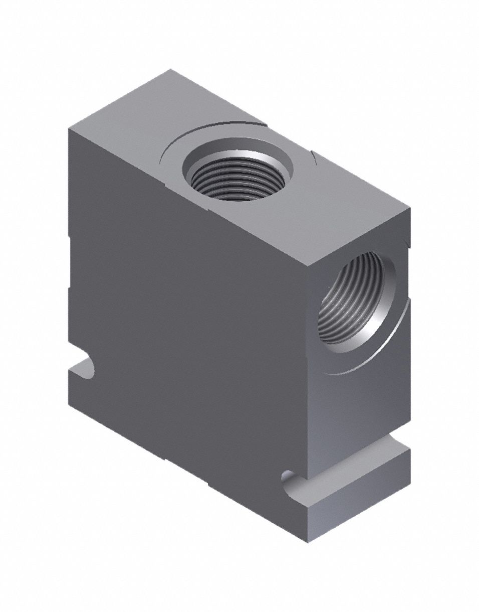 Parker Hydraulic Cartridge Valve Base,5000psi B12312T