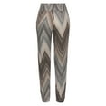 thumbnail image 5 of Wuxian Wide Leg Pants Woman High Waist Floral Printing Elastic Waist Trousers Long Pants Boho Beach Relaxed Joggers Summer Fashionable Breathable Pencil Pants,Light Gray,S, 5 of 5