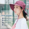 thumbnail image 4 of Fishing Sun Boonie Hat Waterproof Summer UV Protection Safari Cap Outdoor Hunting Hat, 4 of 9