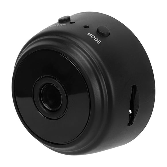 Mini WiFi Camera, Night Vision Magnetic Back Cover Home Hidden Camera  for Office Security Black,White