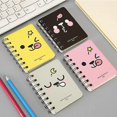 thumbnail image 1 of 1x Spiral Notepad A7 Size (8x10.5 Cm), 160 Pages Loose-leaf Notebook Notepad, For Office Supplies - Expression-pink, 1 of 2