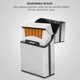 thumbnail image 2 of Caja de Cigarrillo de Aluminio Caja de Cigarrillos de Metal Delgado para Todo el Paquete de Cigarrillos 20pcs Anticolisión y Resistente a los ara?azos(Silver) Unbranded GY03669-02, 2 of 7