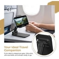 thumbnail image 4 of SIMDOO Phone Stand, Phone Holder for Desk Anti-Slip Cute Office Accessories Forldable Cell Phone Holder Compatible with iPhones, All Mobile Phones, White-Silver, Pro, 4 of 10