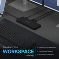 thumbnail image 4 of Estación de acoplamiento VisionTek VT4600DL Dual 4K 100W USB-C/A, 4 of 9