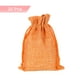 thumbnail image 3 of Bolsas de Yute Uxcell con Cordón, Sacos de Favor, Bolsas de Joyería para Regalos, Naranja, 3 of 7