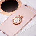 thumbnail image 4 of Crystal Rhinestone Phone Ring Stand Holder Foldable Metal Finger Ring Grip Kickstand (pink), 4 of 4