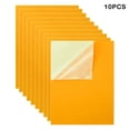 thumbnail image 2 of Ounissouiy 10 piezas de hojas de terciopelo autoadhesivas, caja de joyería flocada, forro artístico, telas suaves, plantilla para hacer Decoración del hogar Amarillo, 2 of 6