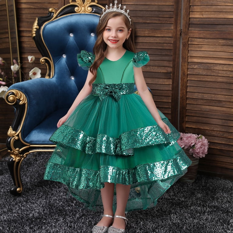 Mercatoo Girl rty Dress Toddler Baby: Personalized Exquisite Flower  Catwalk Performance Dress Fit and Flare Cozy Formal Dresses - Walmart.com