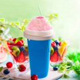 thumbnail image 2 of 1pc, 10.14oz Portable Magic Slushy Maker Cup, Slush Ice Cream, Summer Ice Shaker Cup, Frozen Cup, Smoothie Cup, Homemade Ice Cream, Ice Slush Cup With Spoon For Family, Adults, Party, 2 of 5