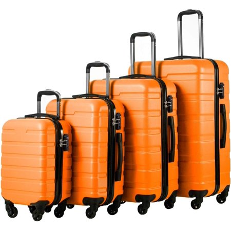 Luggage 4 Piece Set Suitcase Spinner Hardshell Lightweight TSA Lock