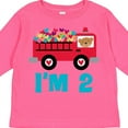thumbnail image 4 of Inktastic Fire Truck 2nd Birthday Boys or Girls Long Sleeve Toddler T-Shirt, 4 of 5