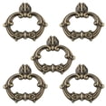 thumbnail image 1 of 5 conjuntos de botones de cajones para los tirones de armario de gabinete retro Tiradores de muebles vintage, 1 of 5