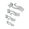 thumbnail image 4 of Adhesivo de pared Jadeshay espejo forma de gato decoración de pared, 4 of 12