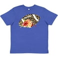 thumbnail image 3 of Inktastic Football with Flowers and Leopard Spots Youth T-Shirt, 3 of 5