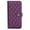 Darkpurple, variant on Case Wallet for iPhone XR, [Wristlet & Crossbody Strap] RFID Blocking 5 Card Slots Stand [Shockproof TPU Shell] PU Leather Magnetic Flip Cover Compatible with iPhone XR, Rosegold