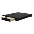 thumbnail image 2 of South Shore Primo Full/Queen Platform Bed with Drawer, in Black Oak, 2 of 13