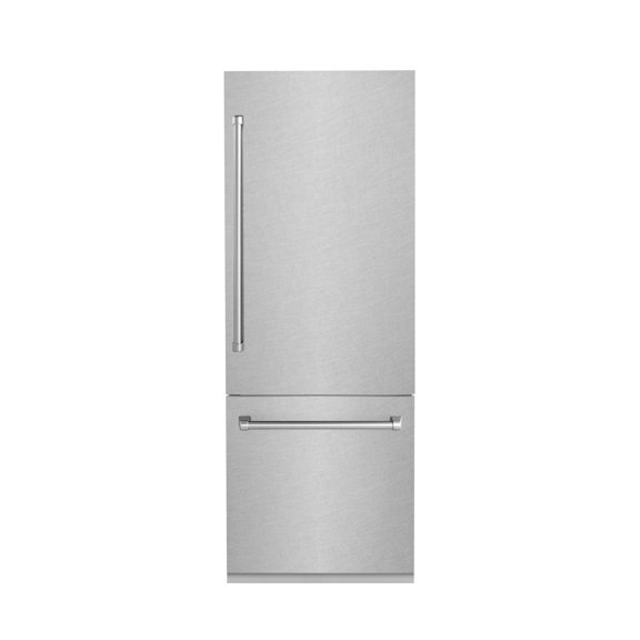 ZLINE KITCHEN AND BATH RBIVSN30 bottom freezer built in refrigerator