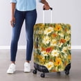 thumbnail image 4 of HELLHERO Flowers Pattern Luggage Cover Polyester Durable Dustproof Luggage Protective Cover for Men, 4 of 7