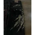 thumbnail image 5 of Ropa de calle Y2K Jeans Harajuku Hip Hop Retro patrón de ala bordado estampado pantalones vaqueros holgados gótico pantalones anchos de cintura alta, 5 of 5