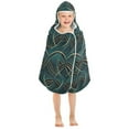 thumbnail image 7 of Toddler Hooded Beach Towel 24x50 Kids Bath Towels Soft Quick Dry for Swim Pool Boys Girls Modern Luxury Pattern, 7 of 7