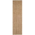 thumbnail image 2 of SAFAVIEH Natural Fiber Doreen Geometric Jute Runner Rug, Natural/Brown, 2'3" x 10', 2 of 7
