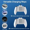 thumbnail image 4 of 2X 3000mAh PS5 Controller External Battery Pack, PS5 Replacement Battery Extender for Sony PlayStation 5 DualSense LIP1708 CFI-ZCT1W Controller with USB-C Charging Cable, 4 of 7