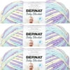 Spinrite Bernat Baby Blanket Big Ball Yarn - Easter Egg, 1 Pack of 3 Piece